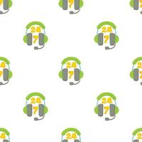 Support 24 hours pattern seamless vector
