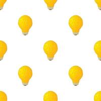 Light bulb with triangles pattern seamless vector