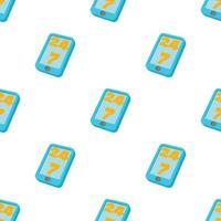24 hours call center pattern seamless vector