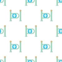 Fencing system pattern seamless vector