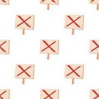 Cross sign pattern seamless vector