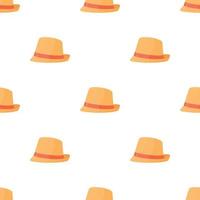 Man hat pattern seamless vector