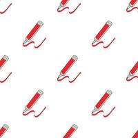 Red marker pattern seamless vector