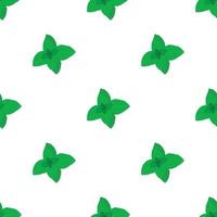 Mint pattern seamless vector