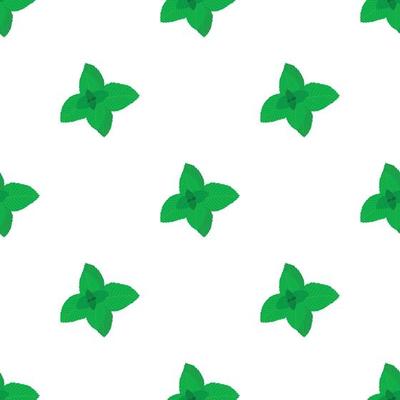Mint pattern seamless vector