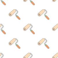 Paint roller pattern seamless vector