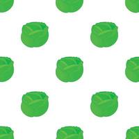 Cabbage pattern seamless vector