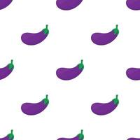 Eggplant pattern seamless vector