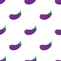 Eggplant pattern seamless vector