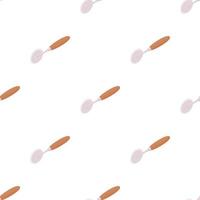 Pizza cutter pattern seamless vector