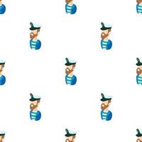 Captain pattern seamless vector