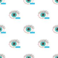 Myopia eyesight disorder pattern seamless vector