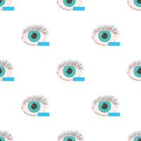 Myopia eyesight disorder pattern seamless vector