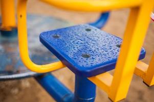 due to the Covid-19 coronavirus, a self-isolation regime has been introduced in the city, all playgrounds are closed photo