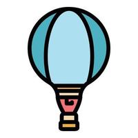 Turkish balloon icon color outline vector