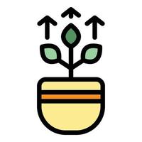 Growth opportunity icon color outline vector