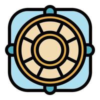 Service problem icon color outline vector