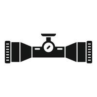 View sight icon simple vector. Rifle scope vector