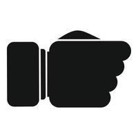 Fist icon simple vector. Hold palm vector