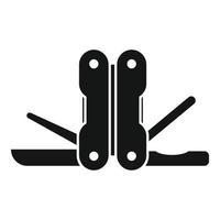 Army multitool icon simple vector. Pocket knife vector