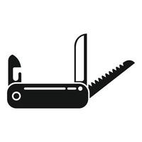 Multi tool icon simple vector. Knife kit vector