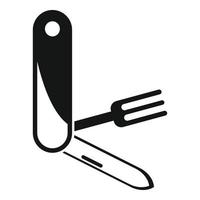 Pocket multitool icon simple vector. Army knife vector