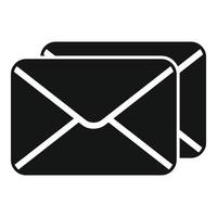 Mail service icon simple vector. Online internet vector