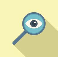 Personal privacy icon flat vector. Data protect vector