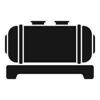 Making eating icon simple vector. Milk factory vector
