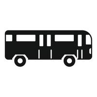 vector simple del icono del autobús del aeropuerto. apoyo terrestre
