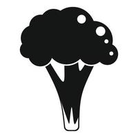 Vegan brocoli icon simple vector. Vegetable cabbage vector