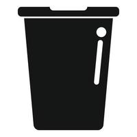 Toilet bucket icon simple vector. Wc restroom vector