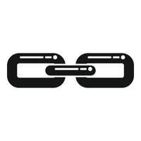 Modern chain icon simple vector. Web link vector