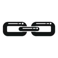 Modern chain icon simple vector. Web link vector