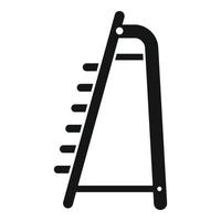 Metal ladder icon simple vector. Step construction vector