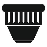 Dive pool filter icon simple vector