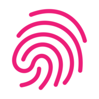 Fingerprint Icon design for web interfaces and applications png