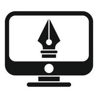 Draw redesign icon simple vector. Web ui vector