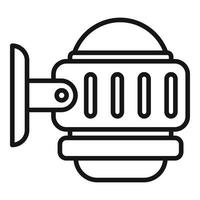 Pool water detector icon outline vector