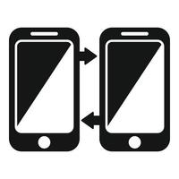 Phone redesign icon simple vector. Web ui vector