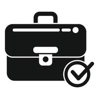 Approved case icon simple vector. Customer feedback vector