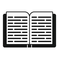 Read experience icon simple vector. Customer feedback vector