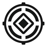 Well manhole icon simple vector. City road vector