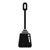 Toilet brush icon simple vector. Water sewer vector