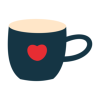 Cute simple cup illustration png