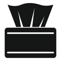 Package tissue icon simple vector. Wet towel vector