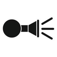 Car signal icon simple vector. Auto service vector