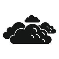 Cloud sky icon simple vector. Forecast sunny vector