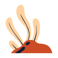 carino foglia cartone animato png