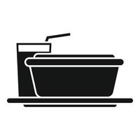 Food meal icon simple vector. Air plane vector